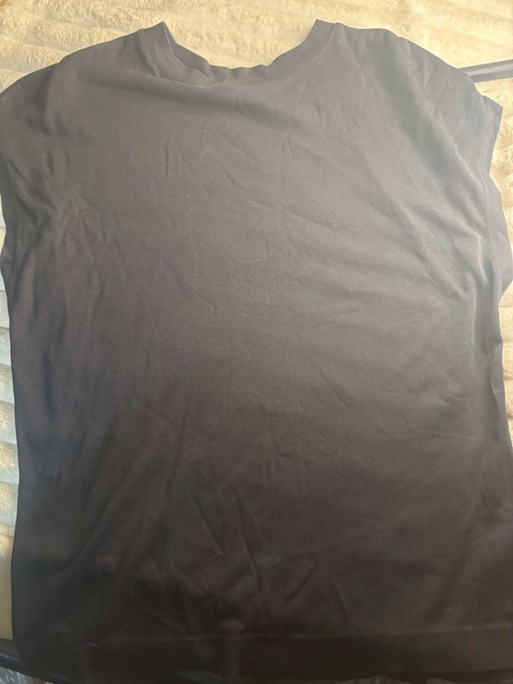 Vince Black Short Sleeve Crewneck Tee